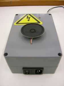 DAC power supply, audio amplifier and speaker, closed