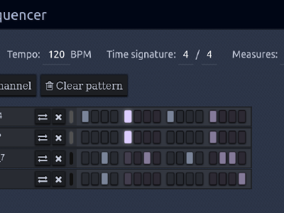 Step Sequencer Web Toy