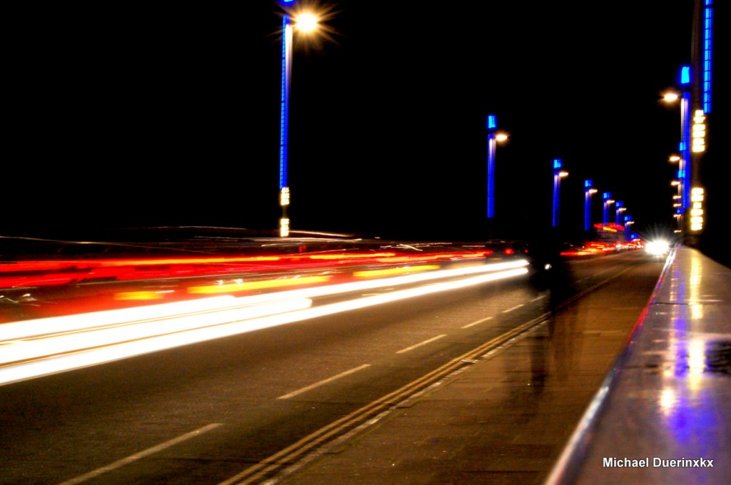Long exposure with cars, Itchen Bridge